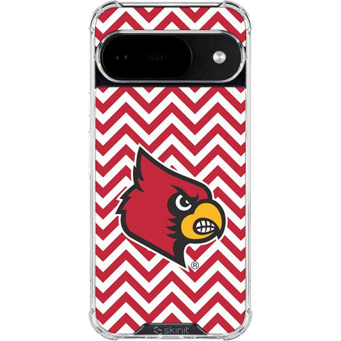 University of Louisville Chevron Google Pixel 10 Clear Case